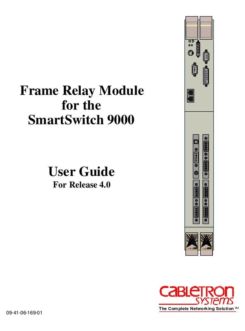 Cabletron Systems FRM User manual Cabletron Systems FRM User manual