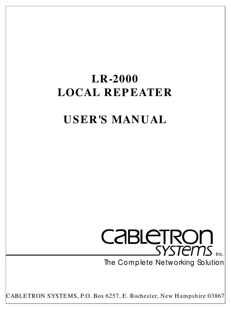 Cabletron Systems LR-2000 user manual