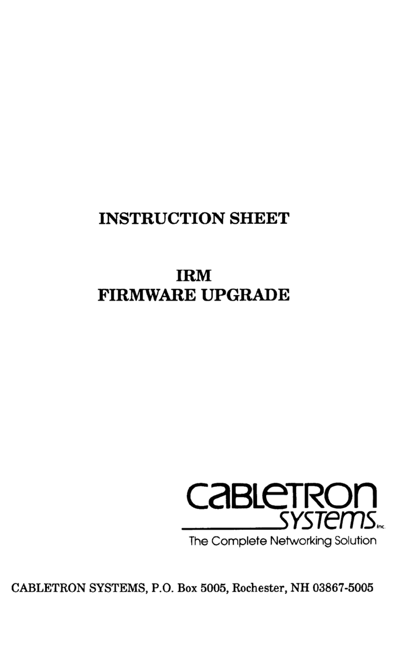 Cabletron Systems IRM supplementary guide