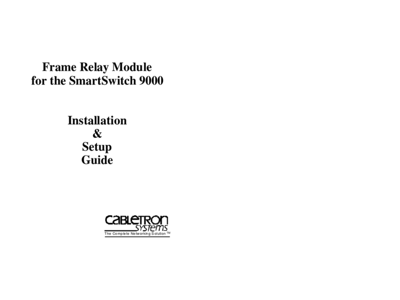 Cabletron Systems FRM User manual Cabletron Systems FRM User manual