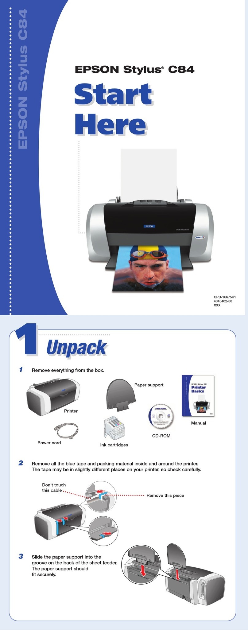 Epson Stylus C84 Instruction Manual