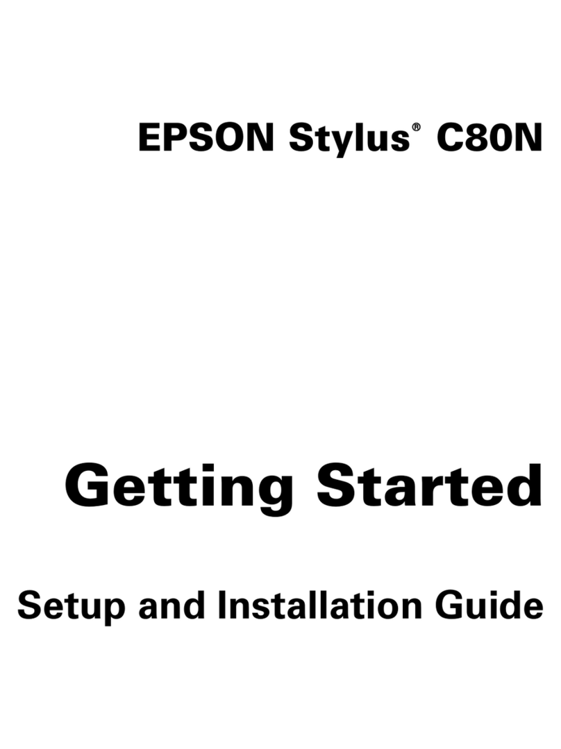 Epson Stylus C80N Operating and safety instructions
