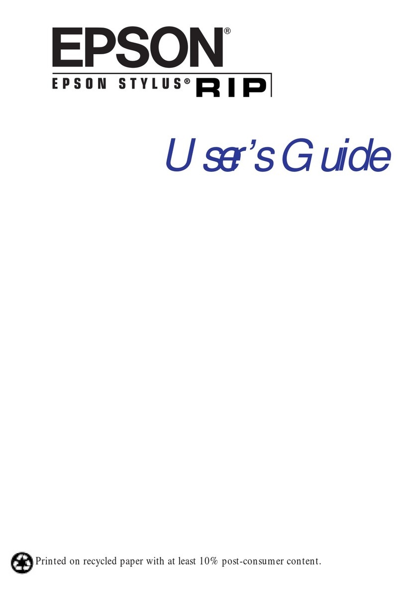 Epson Stylus COLOR 3000 User manual