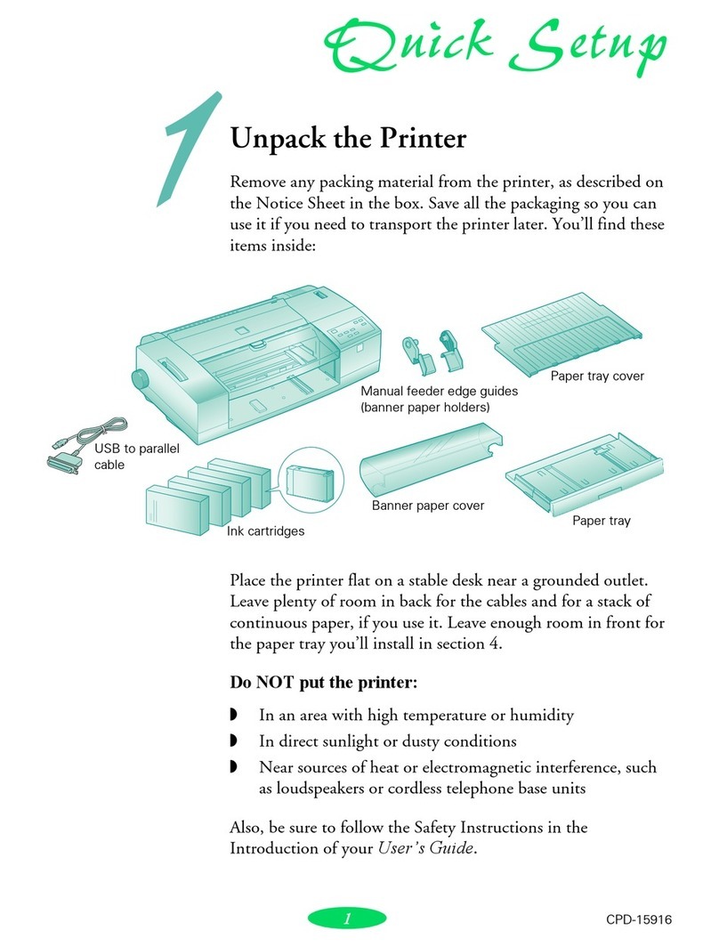 Epson Stylus COLOR 3000 Specification sheet