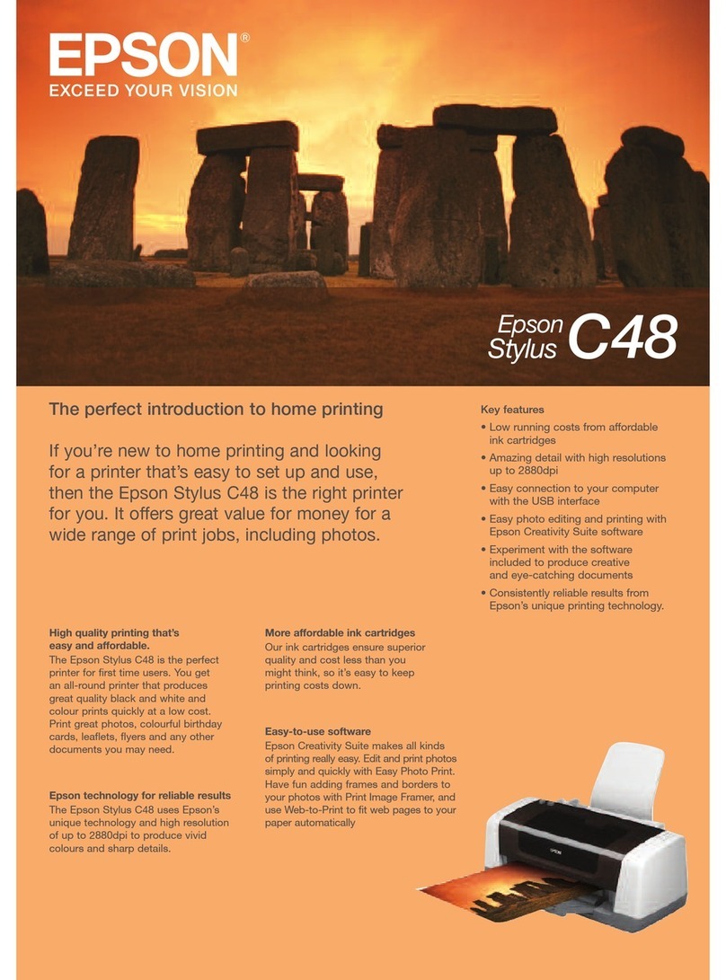 Epson Stylus C48 User manual