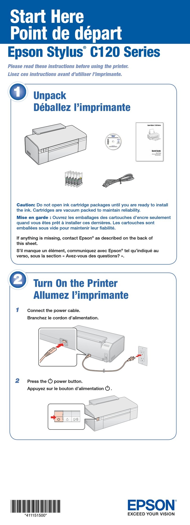 Epson Stylus C120 Series Instruction Manual