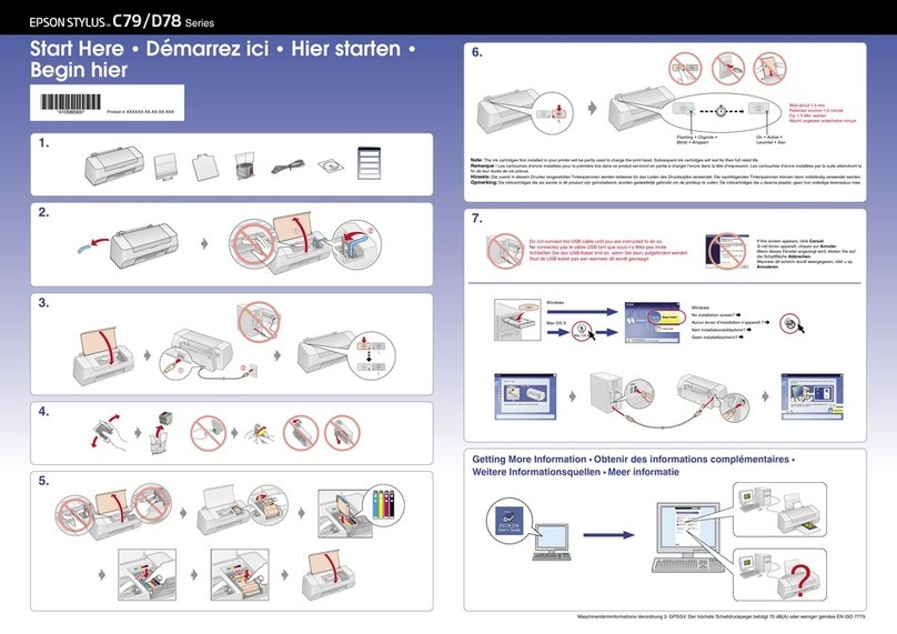 Epson Stylus C79 Instruction Manual