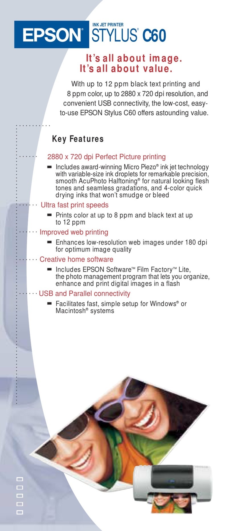 Epson Stylus Color C60 User manual