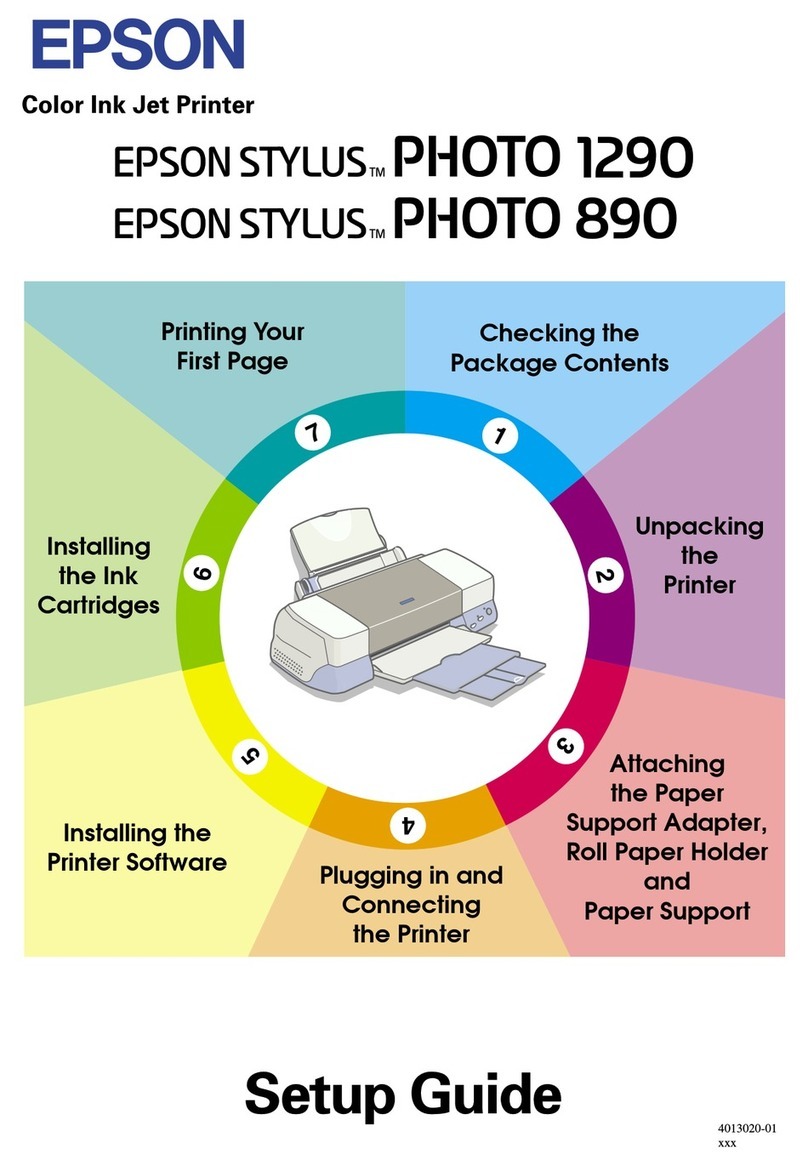 Epson Stylus PHOTO 1290 User manual