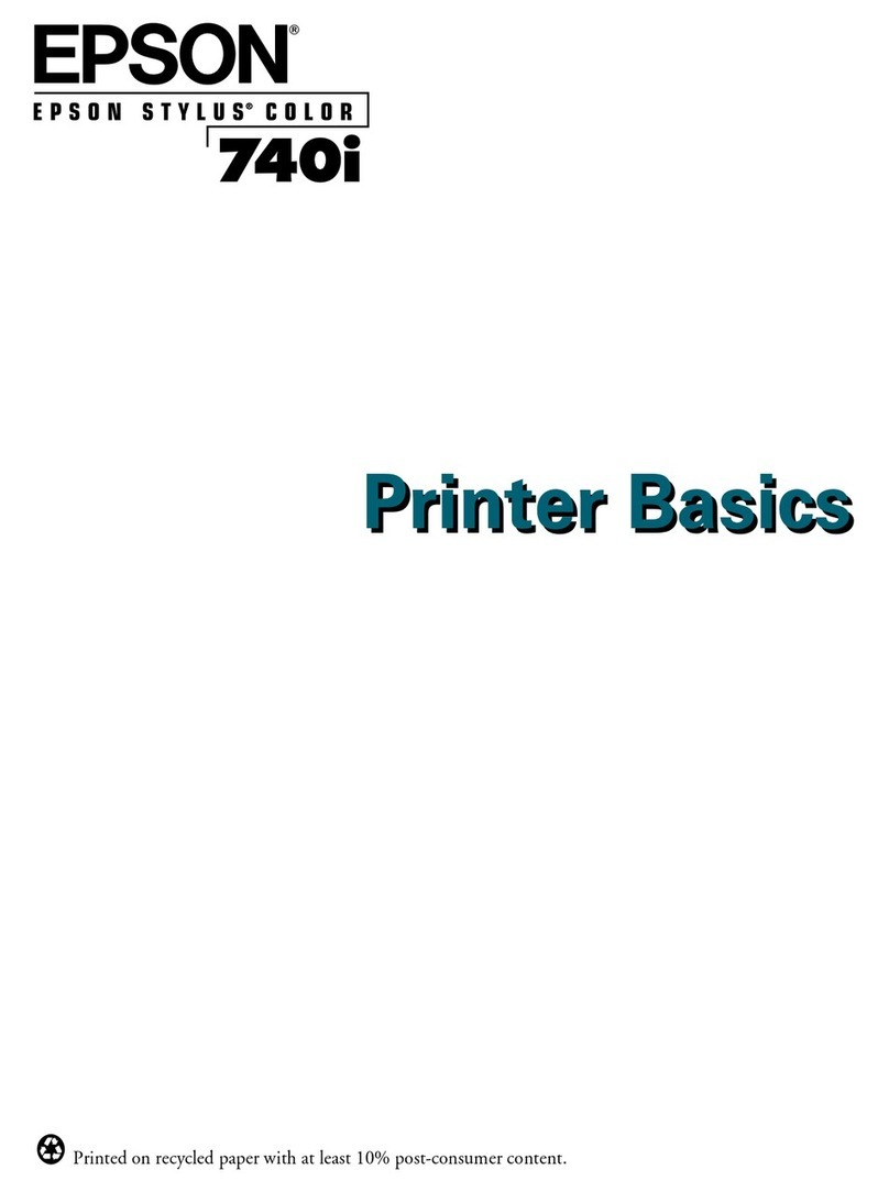 Epson Stylus Color 740i Installation guide