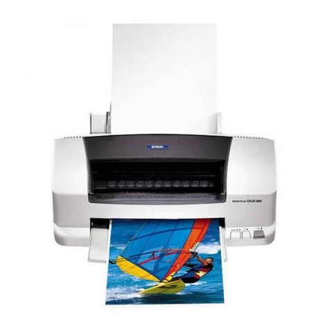 Epson Stylus Color 880 Instruction Manual