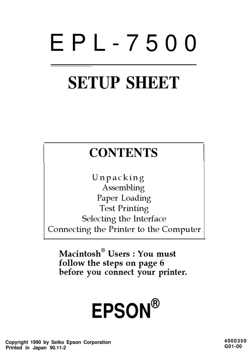 Epson EPL-7500 Manual