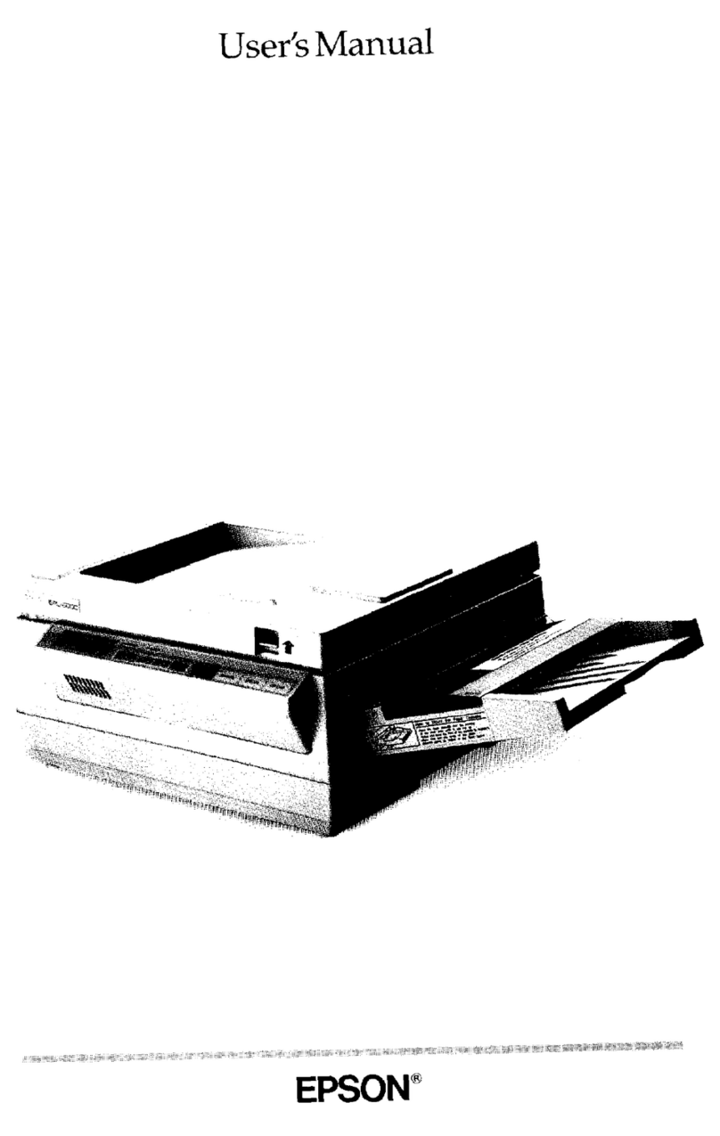 Epson EPL-6000 User manual