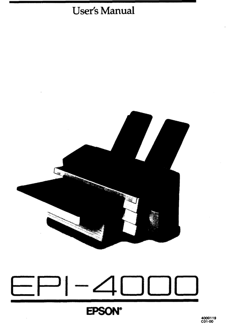 Epson EPI-4000 User manual