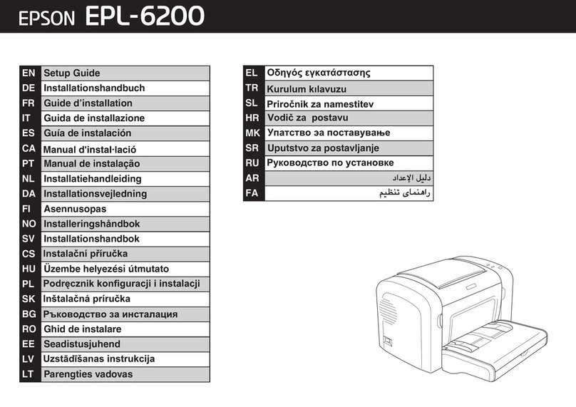 Epson EPL-6200 Setup guide