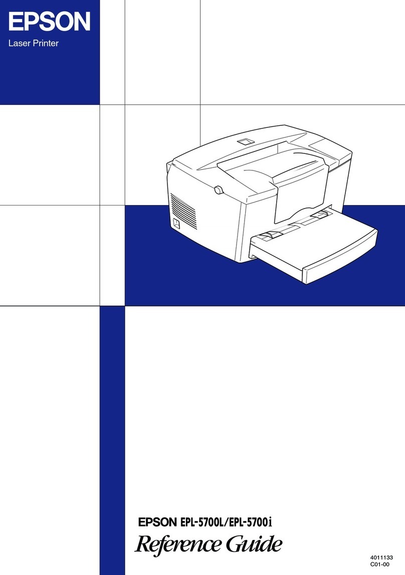 Epson EPL-5700 User manual