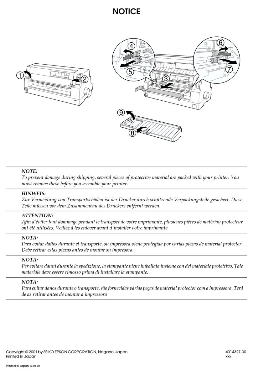Epson DLQ-3500 Operation and maintenance manual