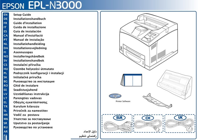 Epson EPL-N3000 User manual