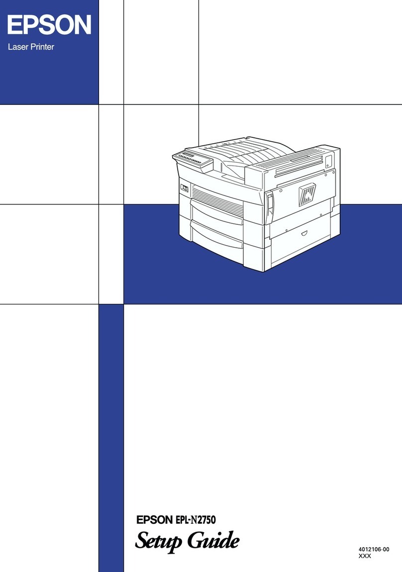 Epson EPL-N2750 User manual