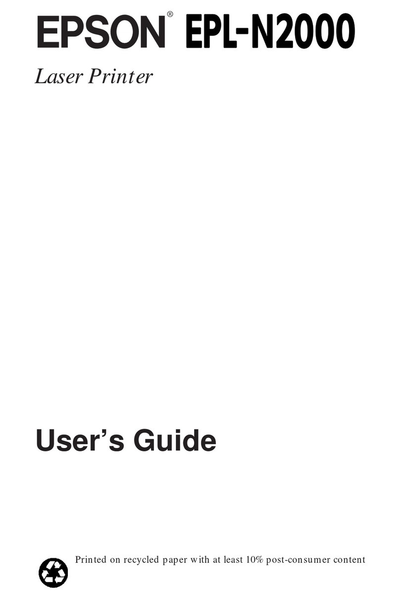 Epson EPL-N2000 User manual