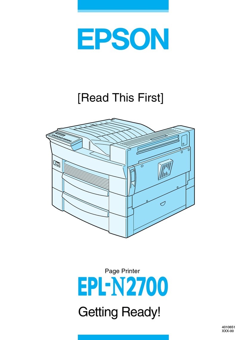 Epson EPL N2700 Setup guide
