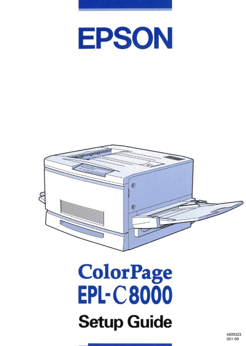 Epson ColorPage EPL-C8000 User manual