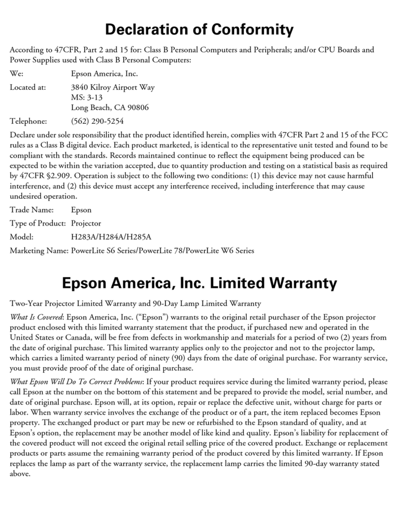 Epson ActionLaser Original Reference guide