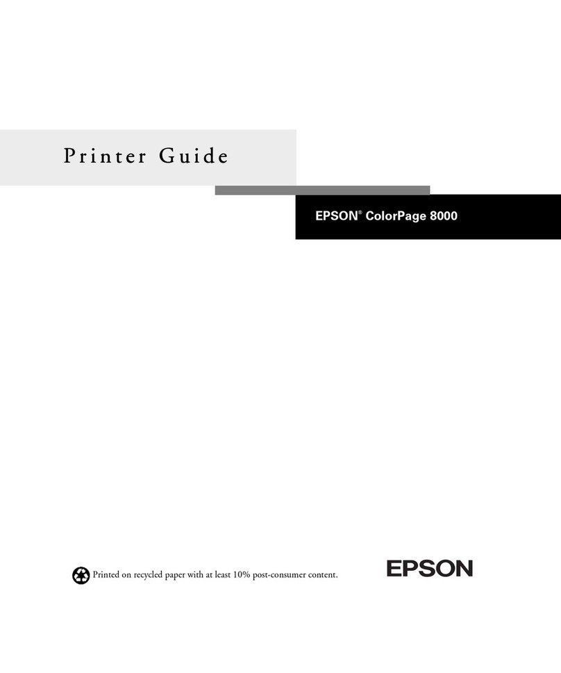 Epson ColorPage 8000 User manual