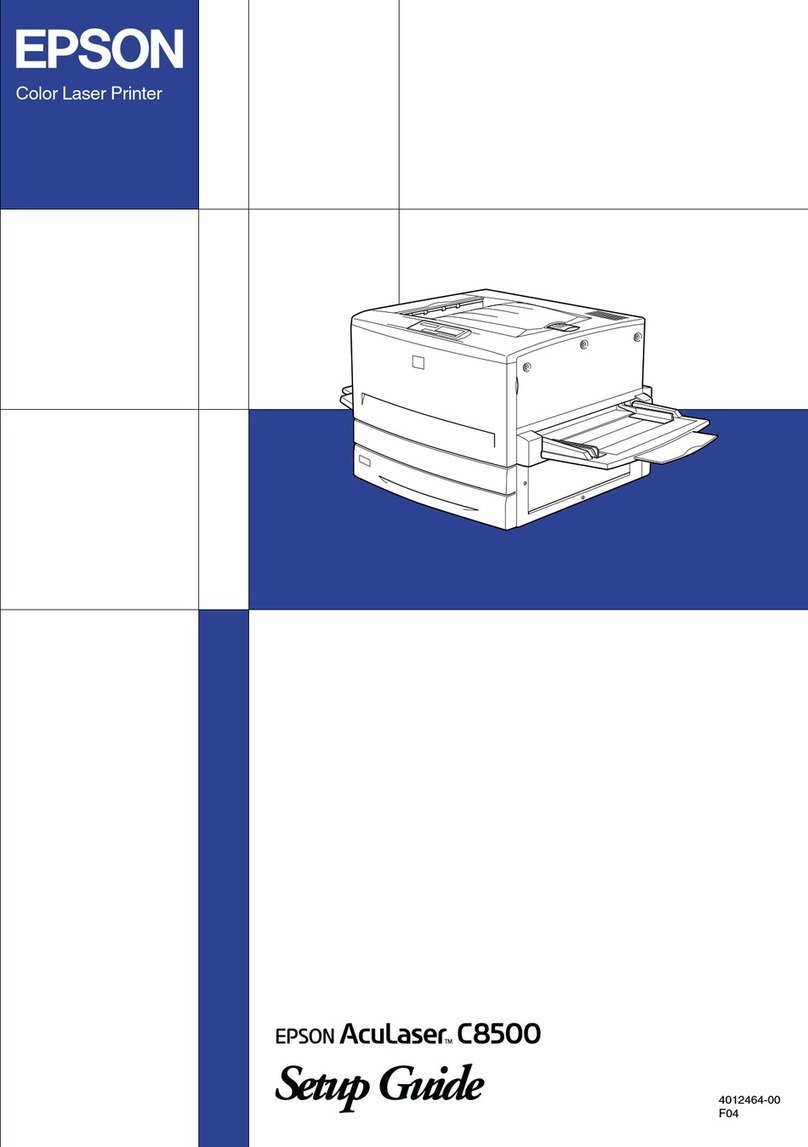 Epson AcuLaser C8500 User manual