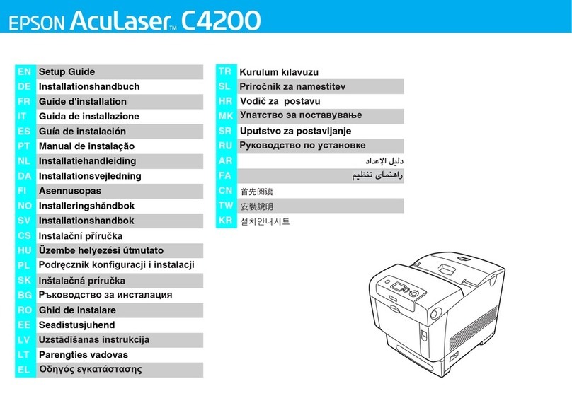 Epson AcuLaser C4200DN User manual
