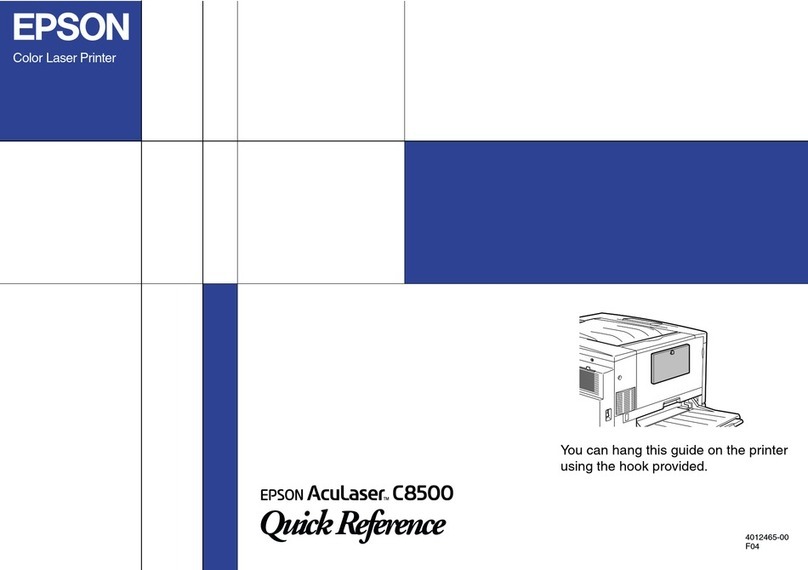 Epson AcuLaser C8500 User manual