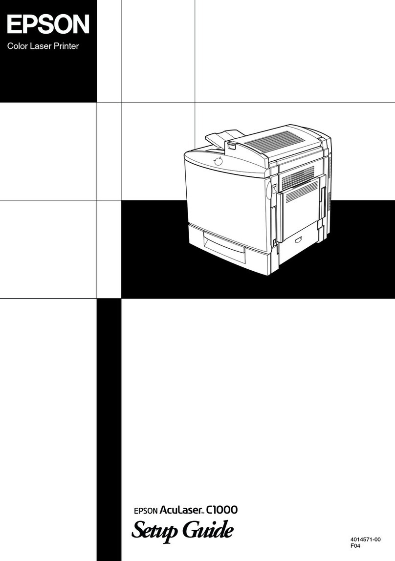 Epson AcuLaser C1000 User manual