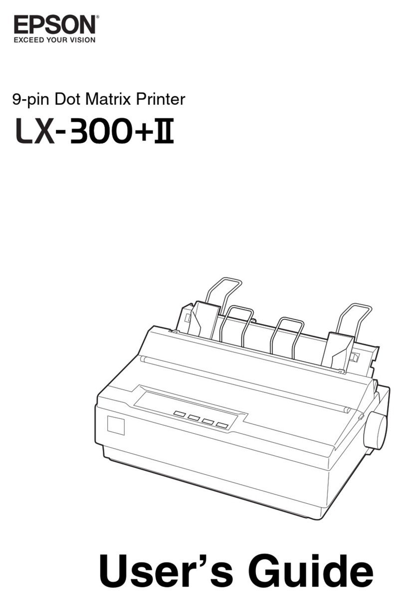 Epson LX-300+ User manual