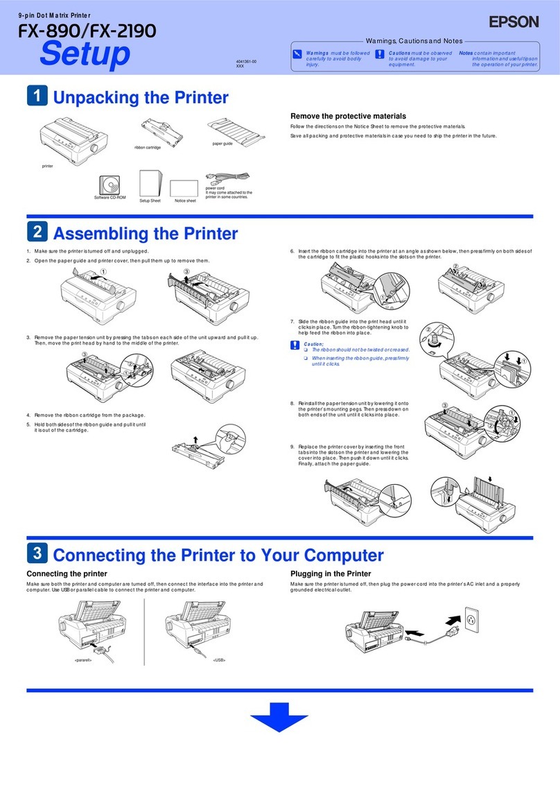 Epson FX-2190 User manual
