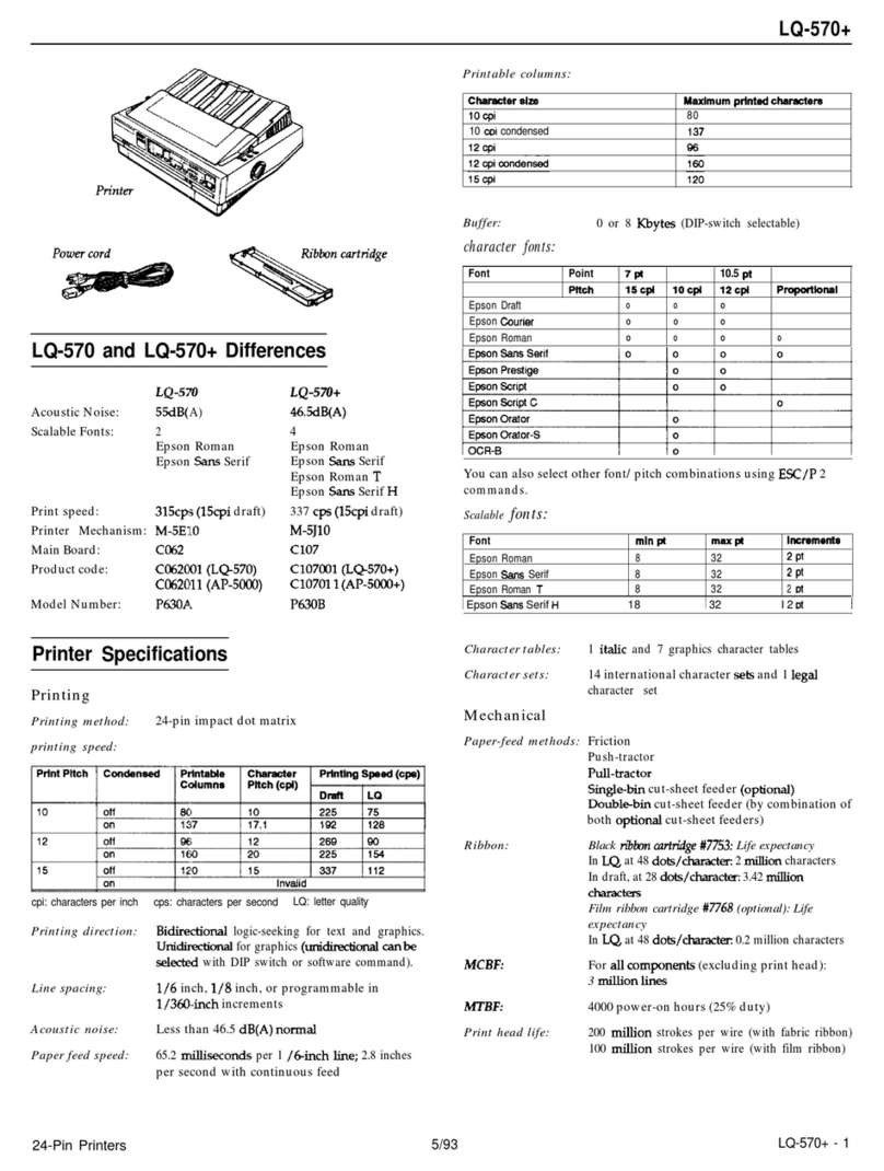 Epson LQ-570+ manual