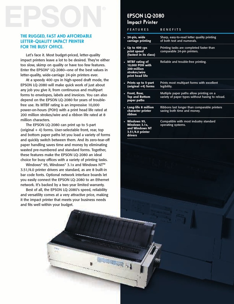 Epson LQ-2080 User manual