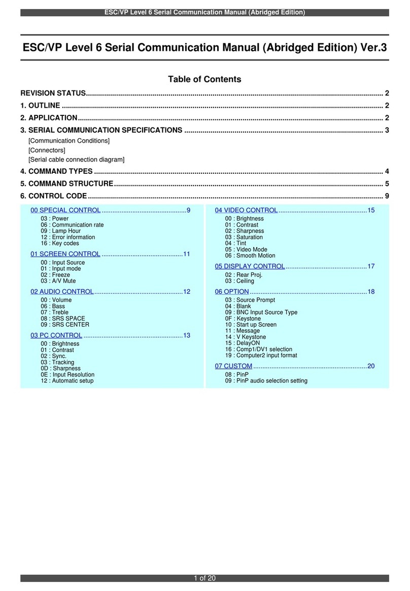 Epson EMP-9100 Use and care manual