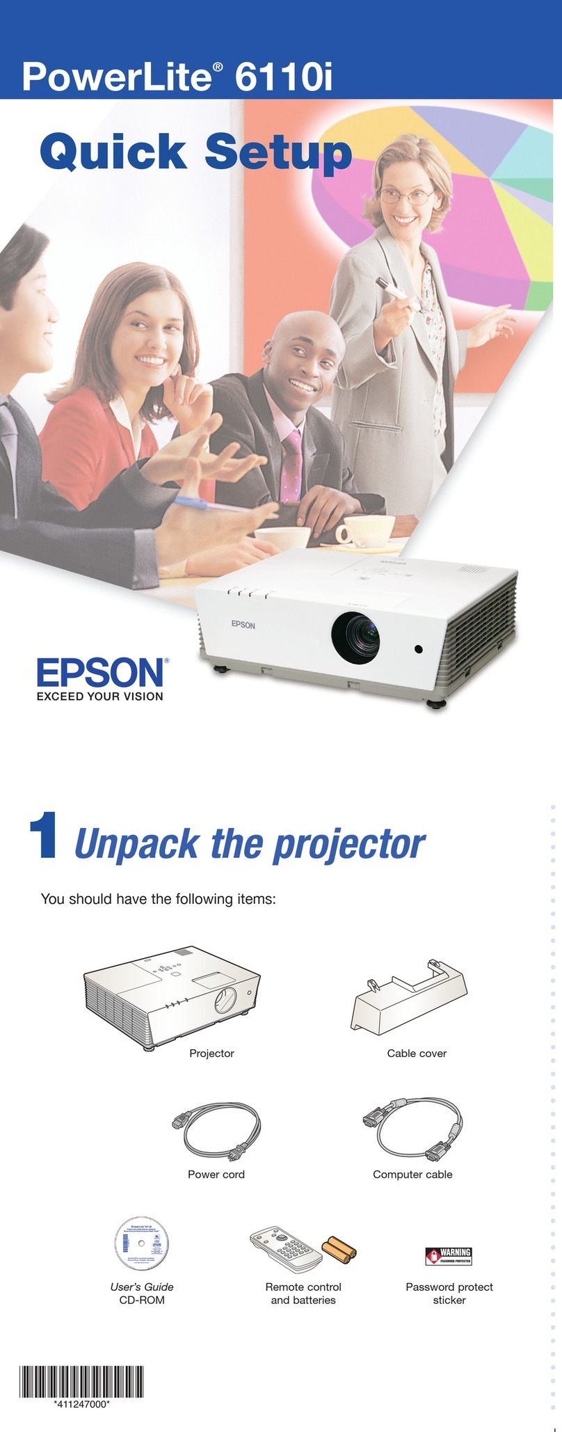 Epson 6110i - PowerLite XGA LCD Projector Specification sheet