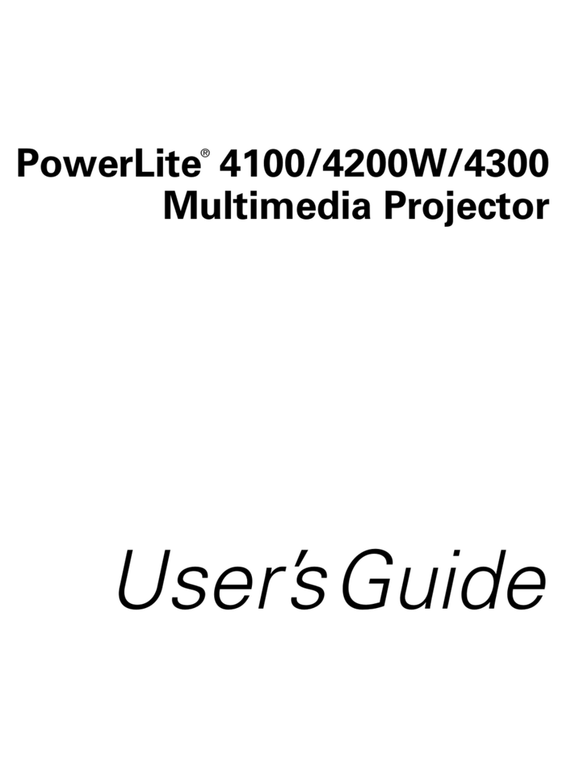 Epson PowerLite 4100 User manual