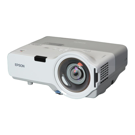 Epson 410W - PowerLite WXGA LCD Projector User manual