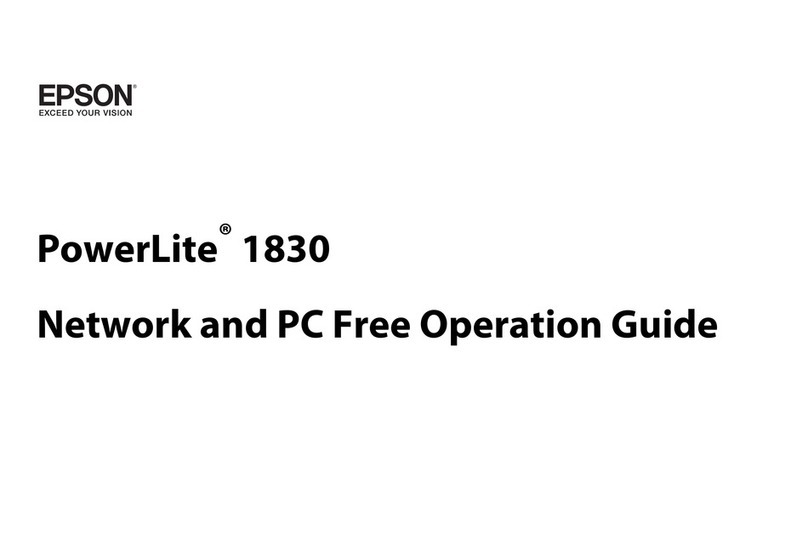 Epson PowerLite 1830 User manual