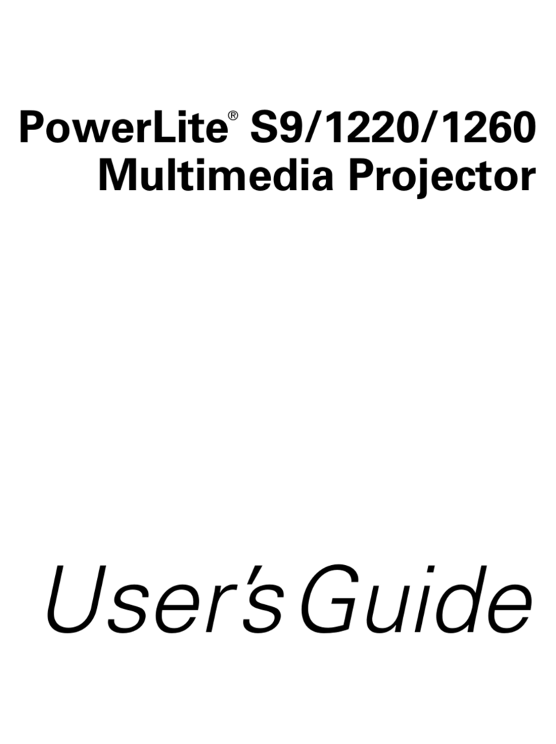 Epson PowerLite 1220 User manual