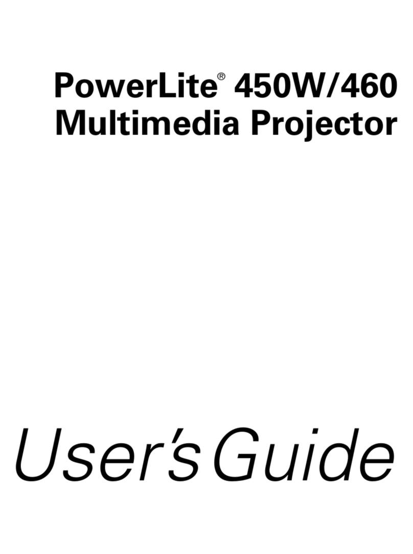Epson PowerLite 450W User manual