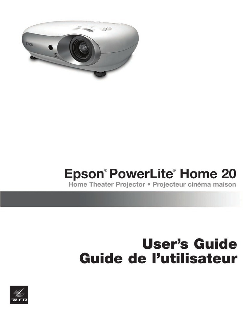 Epson PowerLite Home 20 user guide