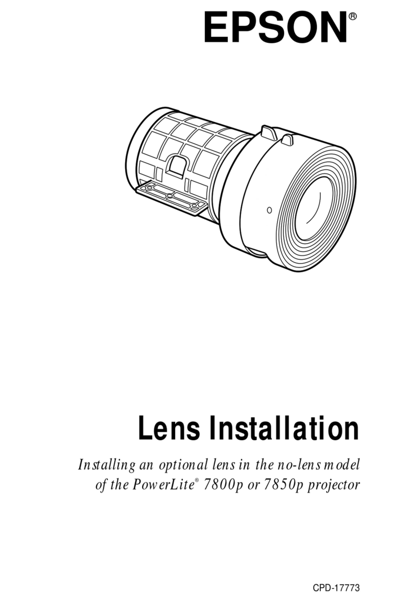Epson 7800p - PowerLite XGA LCD Projector User manual