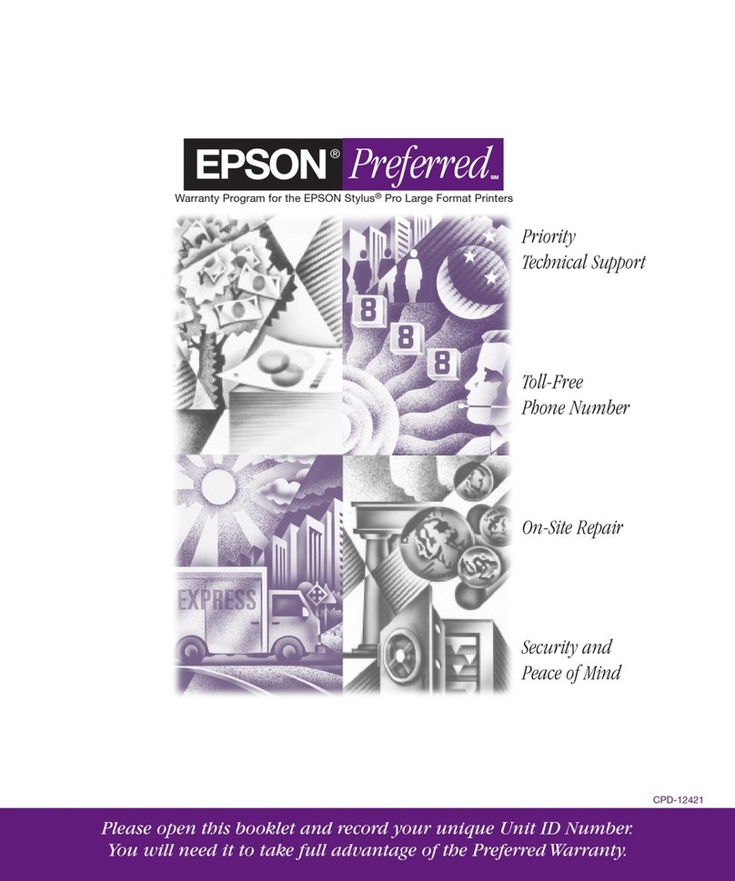 Epson Stylus Pro 10000 Series Parts list manual