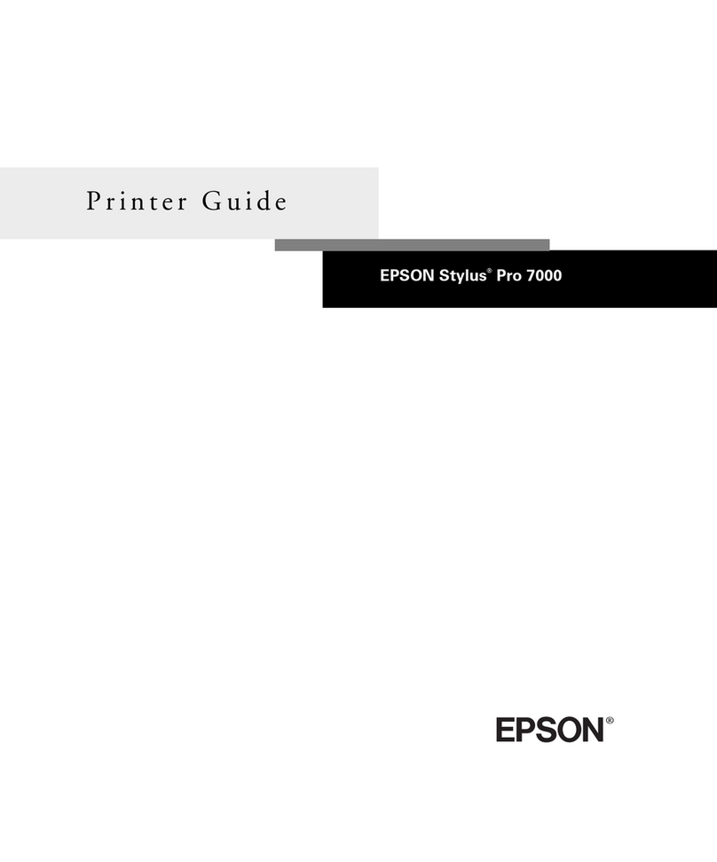 Epson Stylus Pro 7000 Series User manual