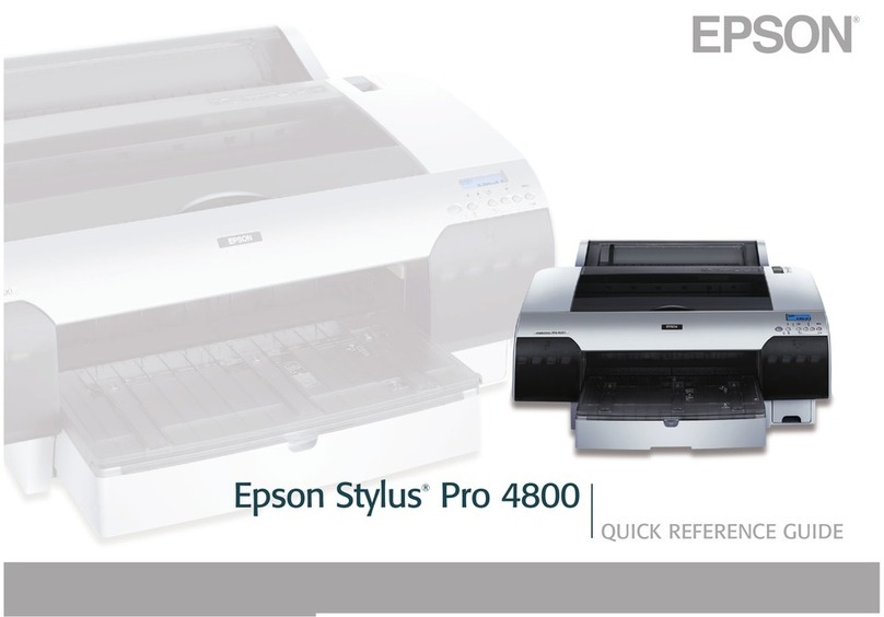 Epson Stylus Pro 4800 Portrait Edition User manual Epson Stylus Pro 4800 Portrait Edition User manual