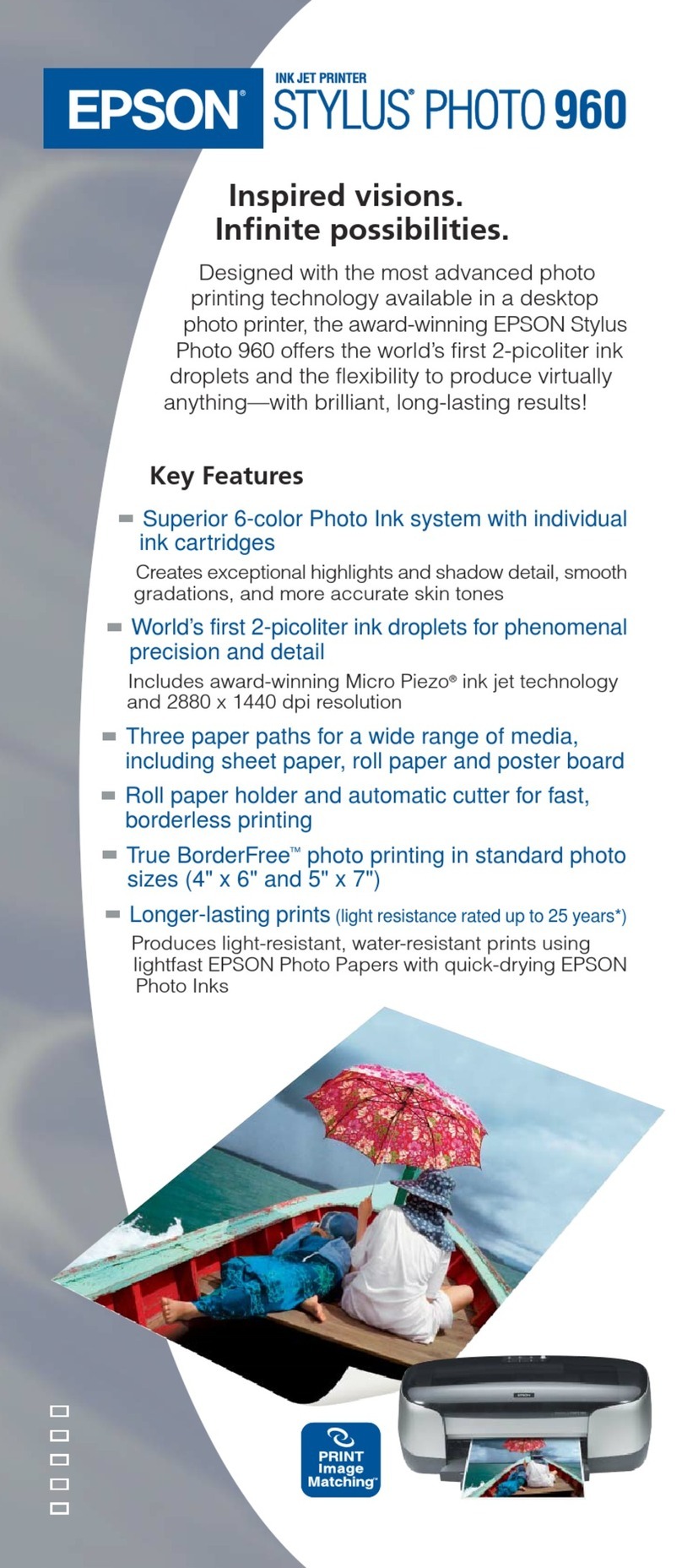 Epson Stylus Photo 960 User manual