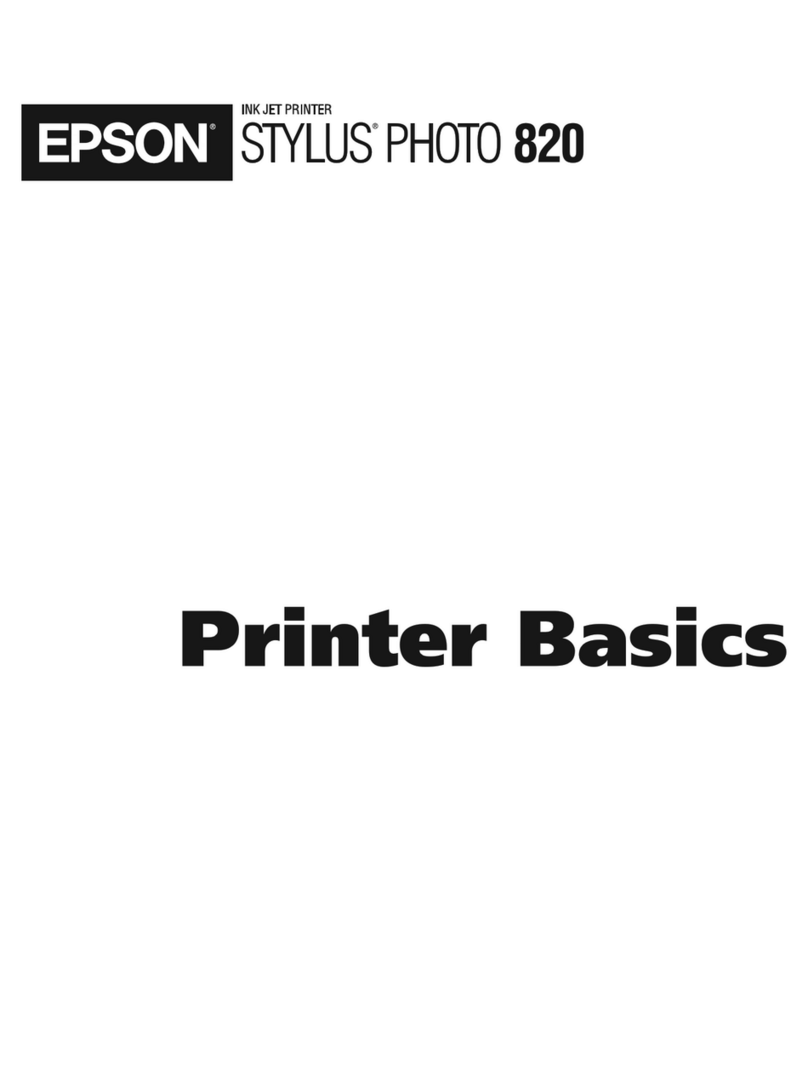Epson Stylus Photo 820 Installation guide